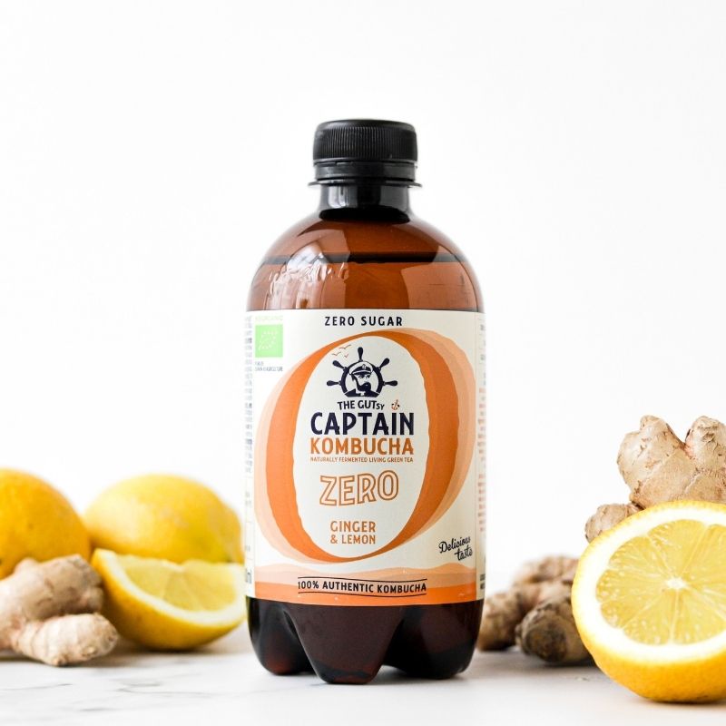 GUTsy Captain Kombucha Zero - Próbacsomag 4 x 400ml