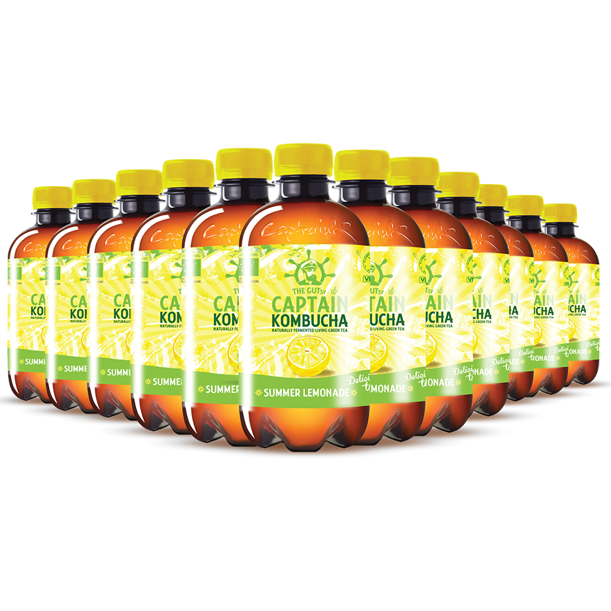GUTsy Captain Kombucha - Nyári limonádé 12 x 400ml