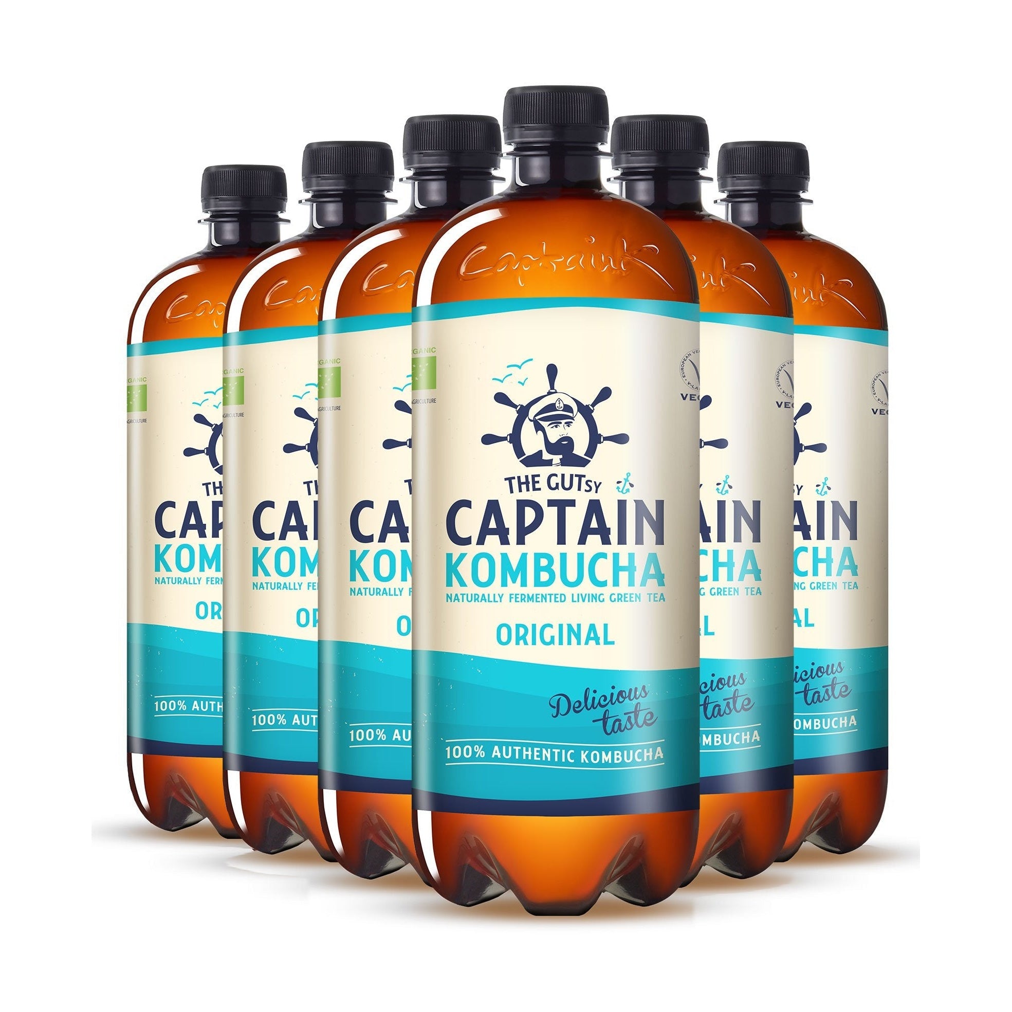 GUTsy Captain Kombucha - Eredeti 6 x 1L