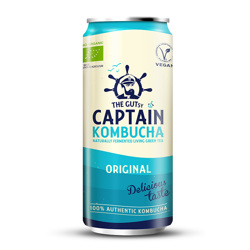 GUTsy Captain Kombucha - Eredeti DOBOZOK 20 x 250ml