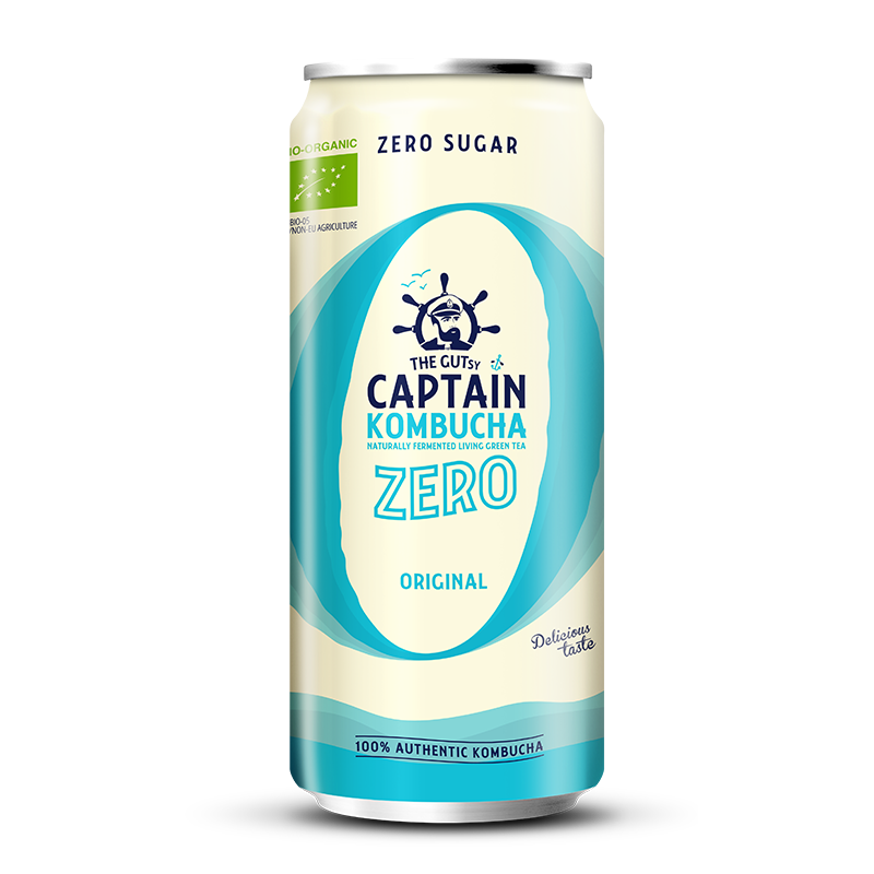 GUTsy Captain Kombucha Zero - Eredeti DOBOZOK 20 x 250ml