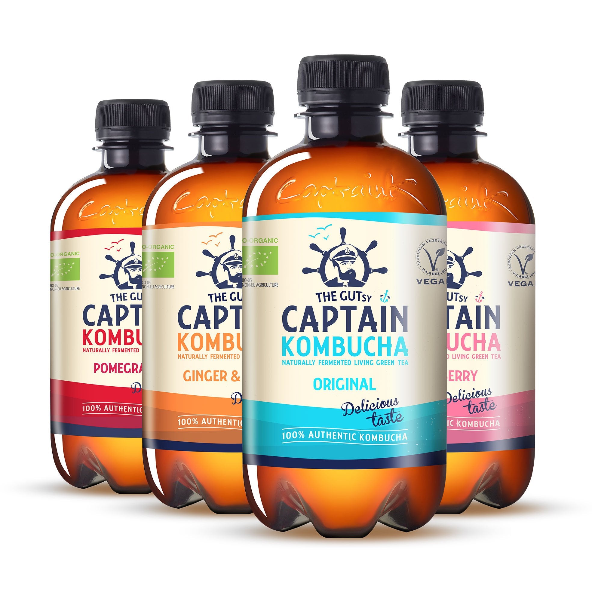 GUTsy Captain Kombucha - Próbacsomag 4 x 400ml