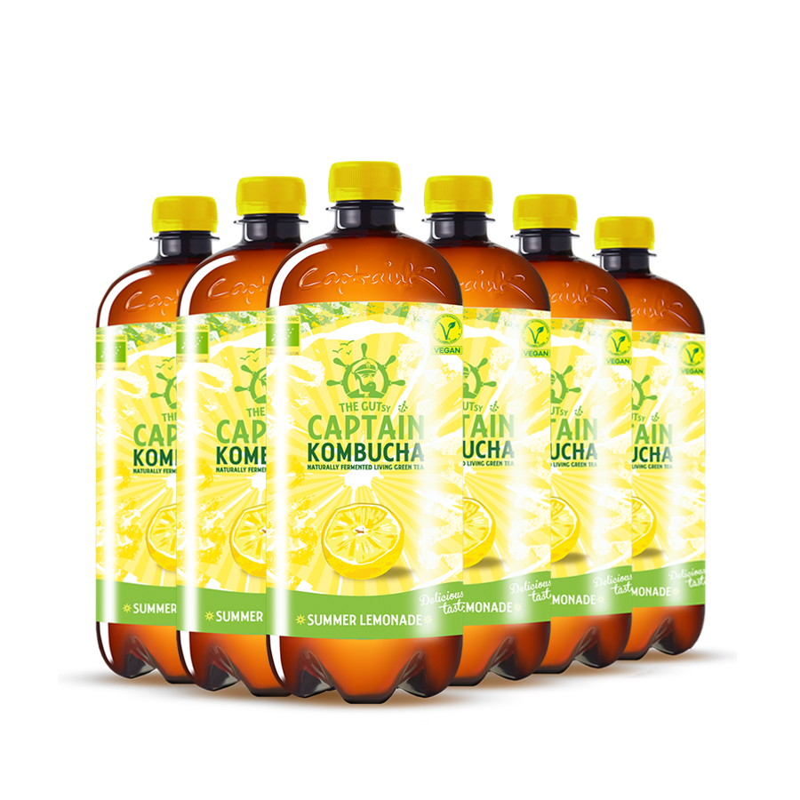 GUTsy Captain Kombucha - Nyári Limonádé 6 x 1L
